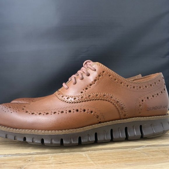 Cole Haan ZeroGrand Wingtip Oxford British Tan main image 4